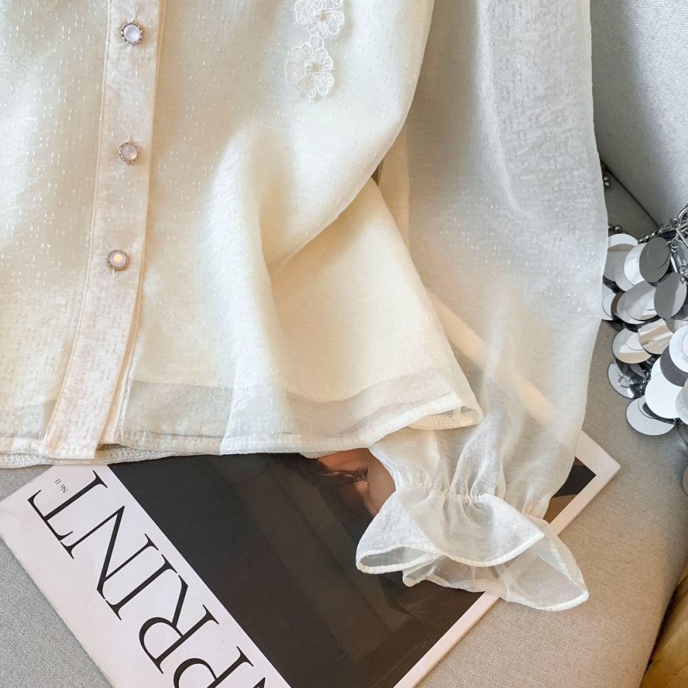 Light luxury bottoming France style shirt