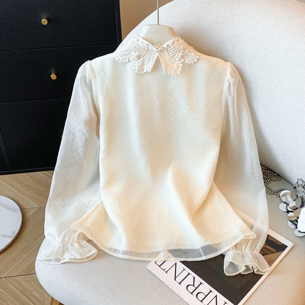 Light luxury bottoming France style shirt