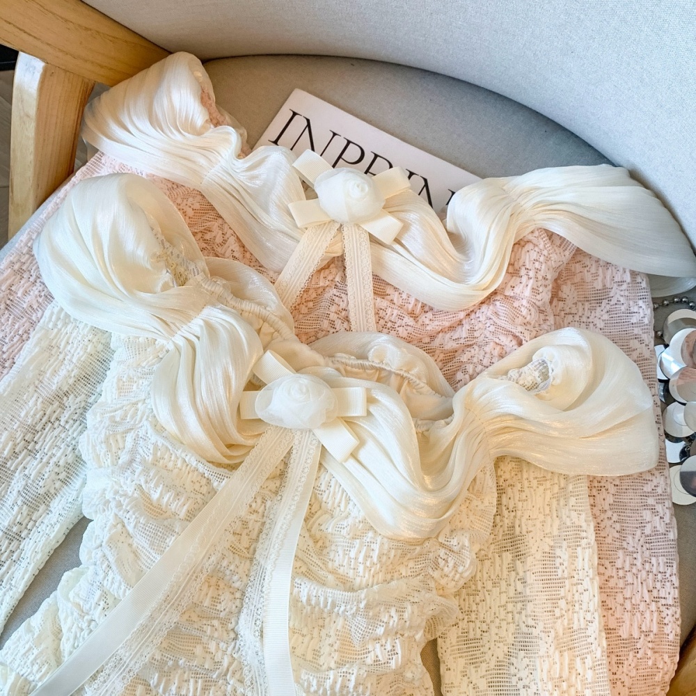 Long sleeve tops flowers bottoming shirt for women