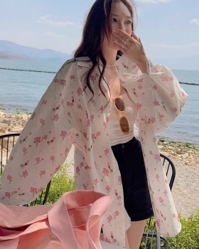 Air conditioning thin sweet tops niche sunscreen shirt