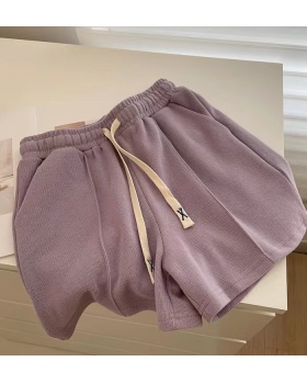 Wide leg at home Casual sweatpants loose five tenths shorts