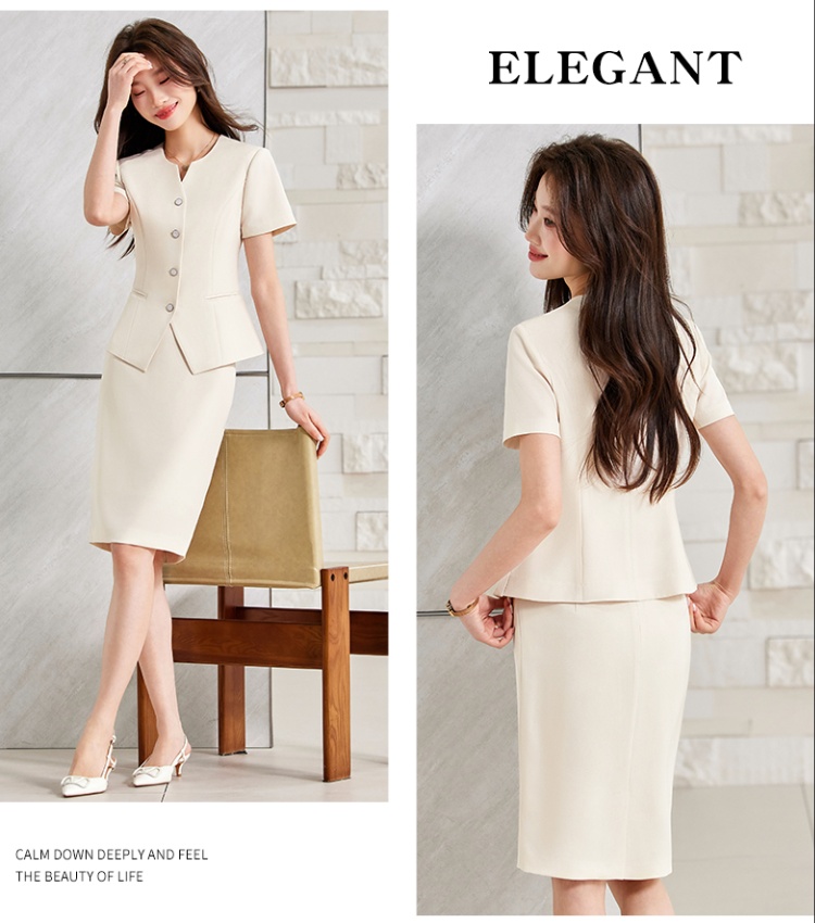 Commuting coat business suit a set for women