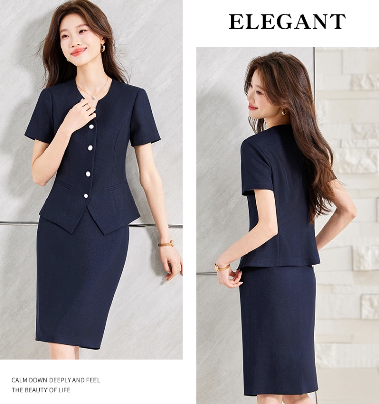 Commuting coat business suit a set for women