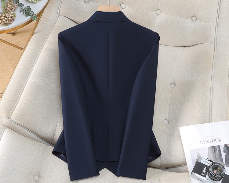 Short slim business suit fashion Korean style coat for women