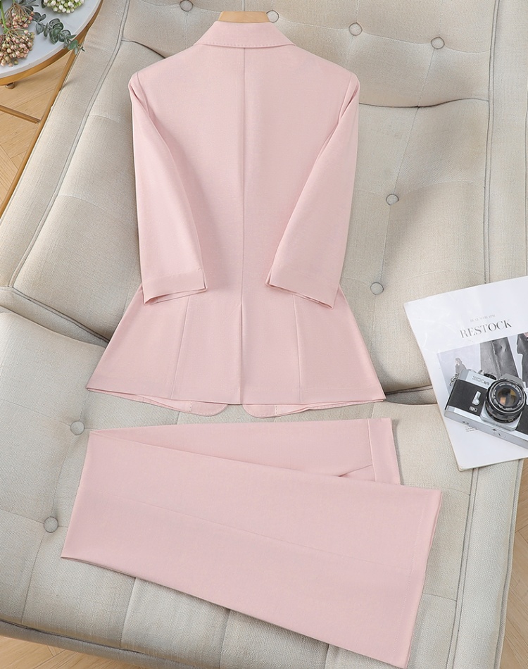 Summer slim coat fashion business suit a set for women