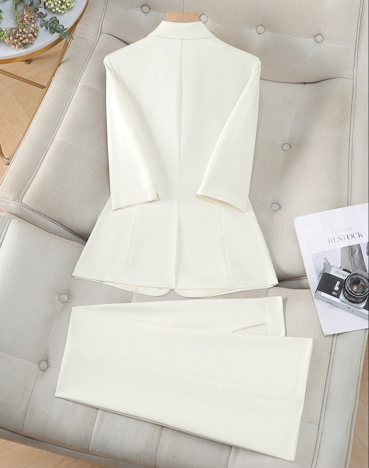 Summer business suit slim suit pants a set for women