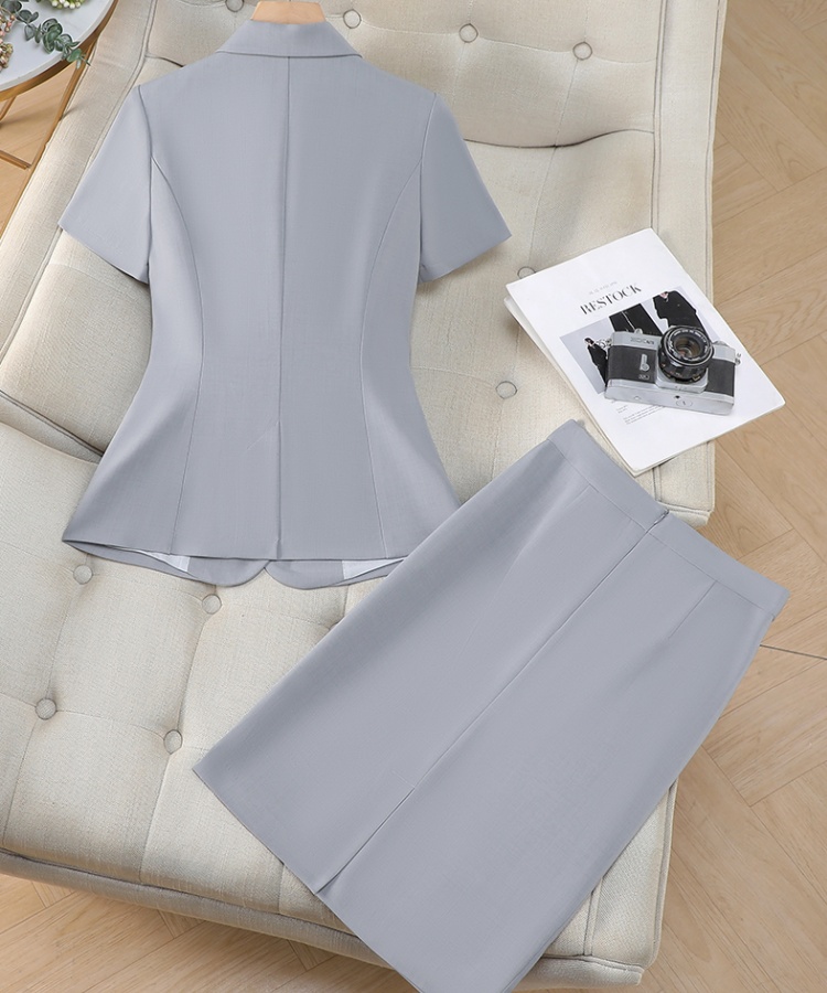 Temperament commuting coat summer business suit a set for women