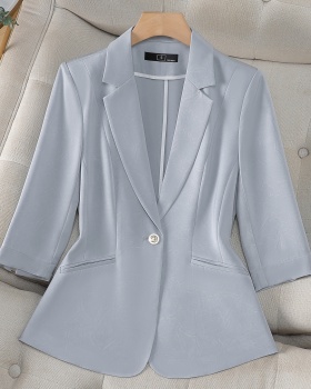 Short sleeve slim coat fashion temperament business suit