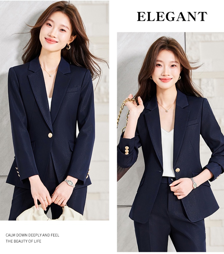 Spring and autumn business suit coat a set for women