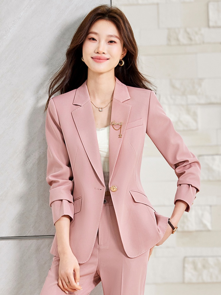 Spring and autumn business suit coat a set for women
