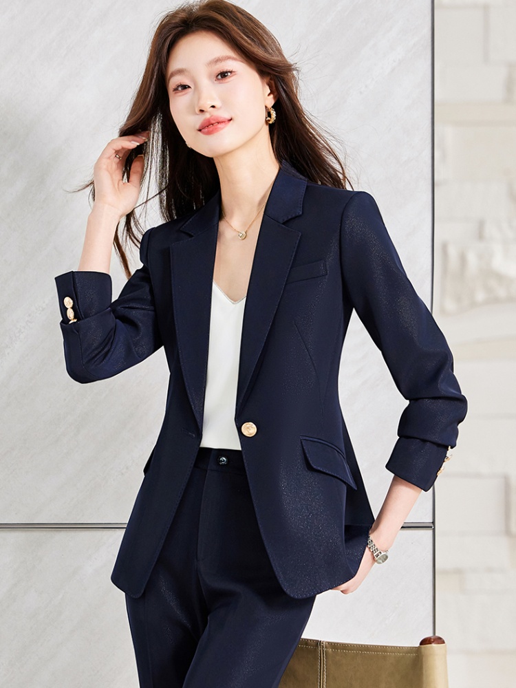 Spring and autumn business suit coat a set for women