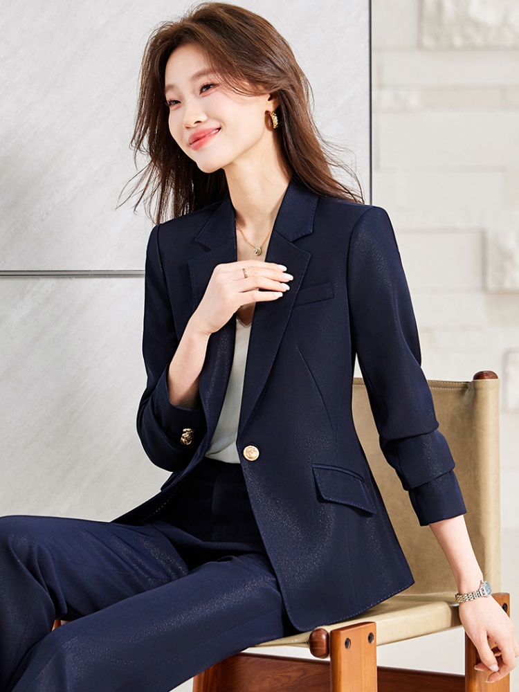 Spring and autumn business suit coat a set for women