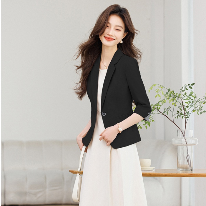 Summer short sleeve business suit for women