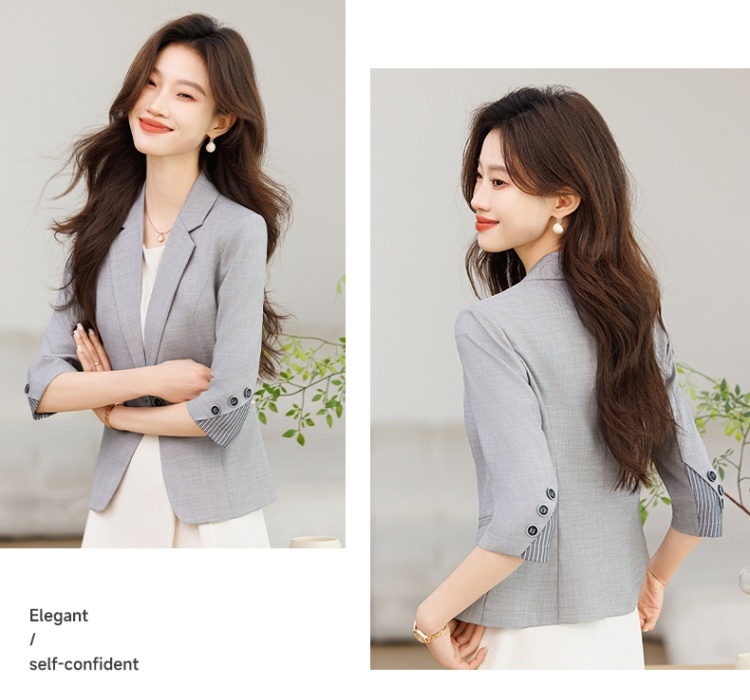 Summer short sleeve business suit for women
