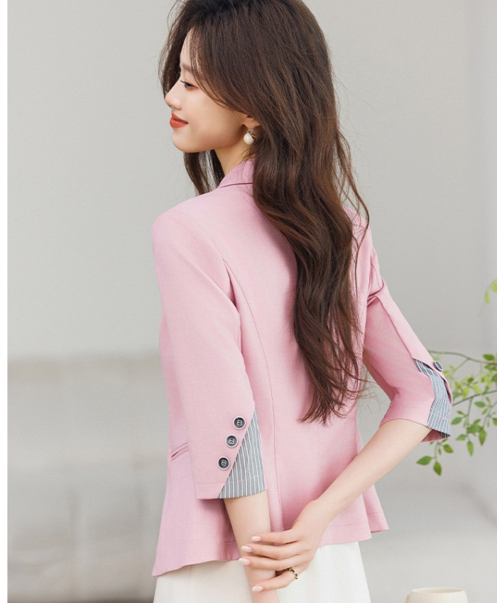 Summer short sleeve business suit for women