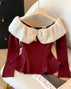 Enticement tops inside the ride bottoming shirt for women