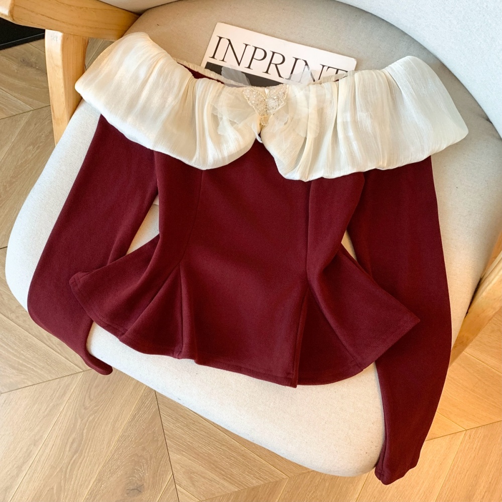 Enticement tops inside the ride bottoming shirt for women