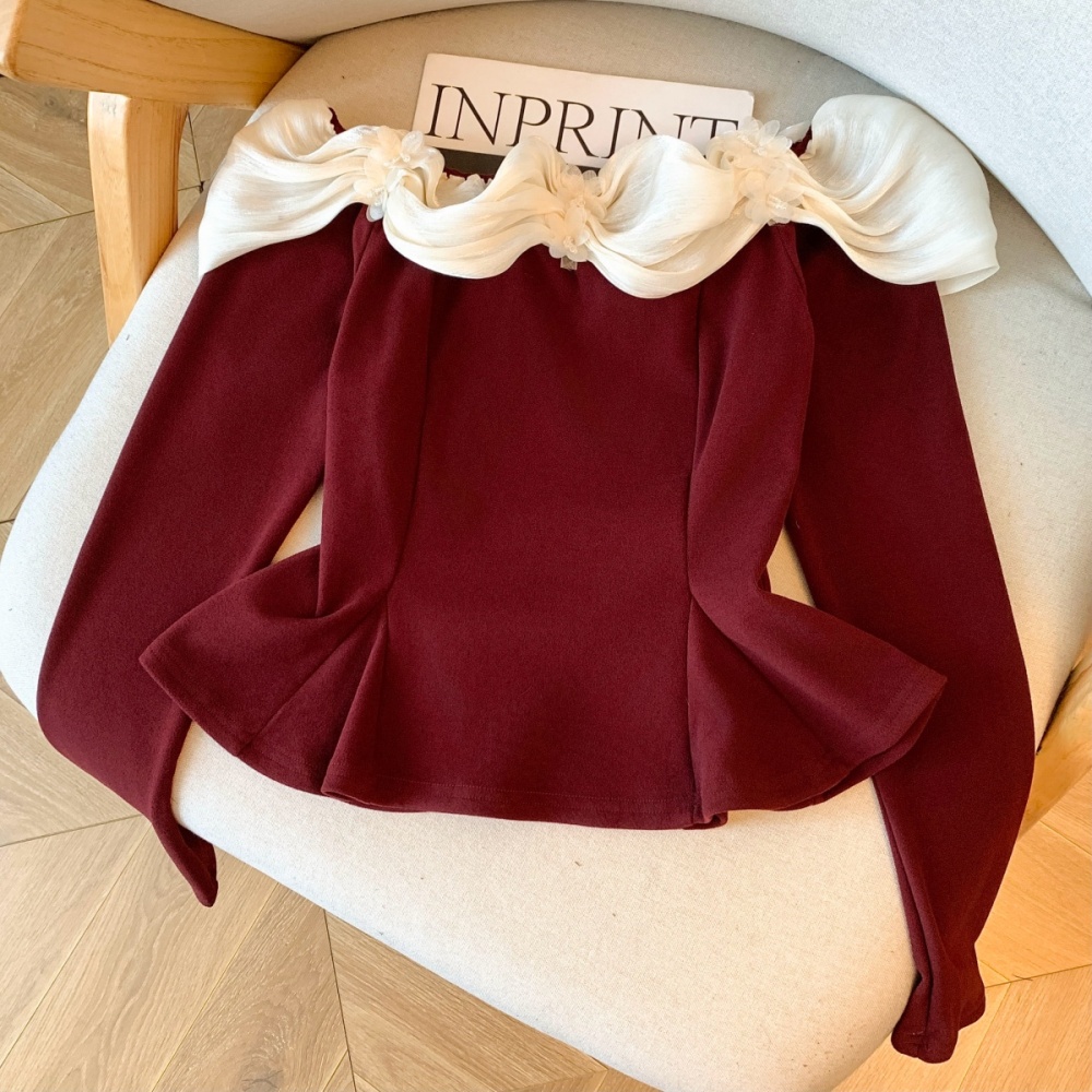 Spring bottoming shirt enticement tops for women