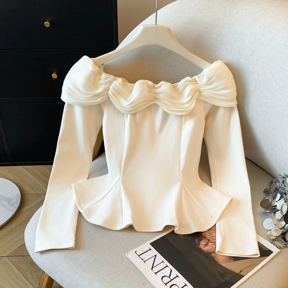 Spring bottoming shirt enticement tops for women