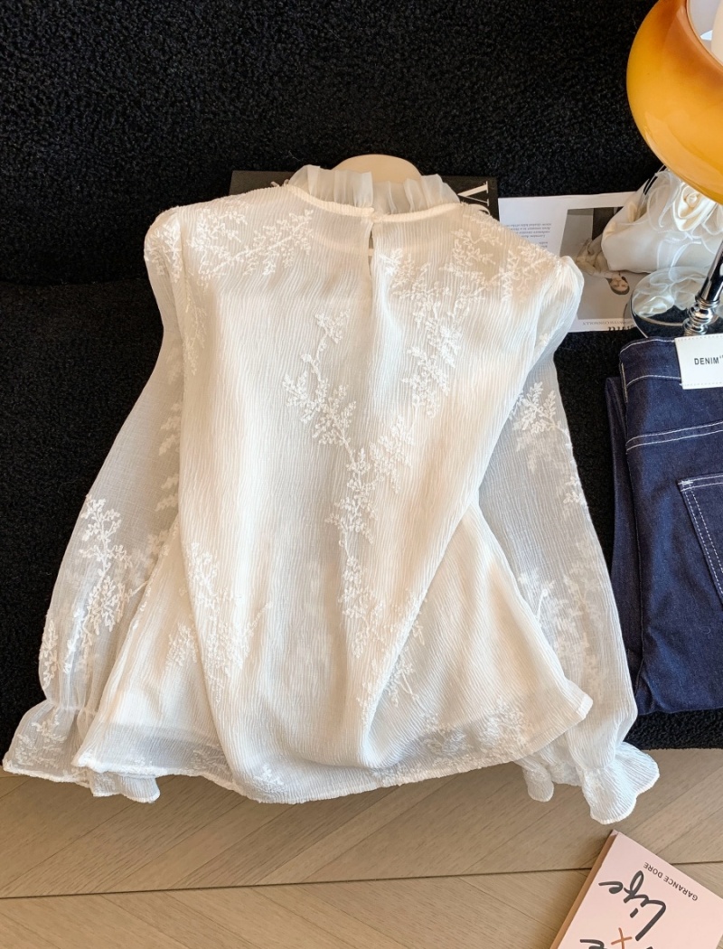 Refinement tops France style bottoming shirt