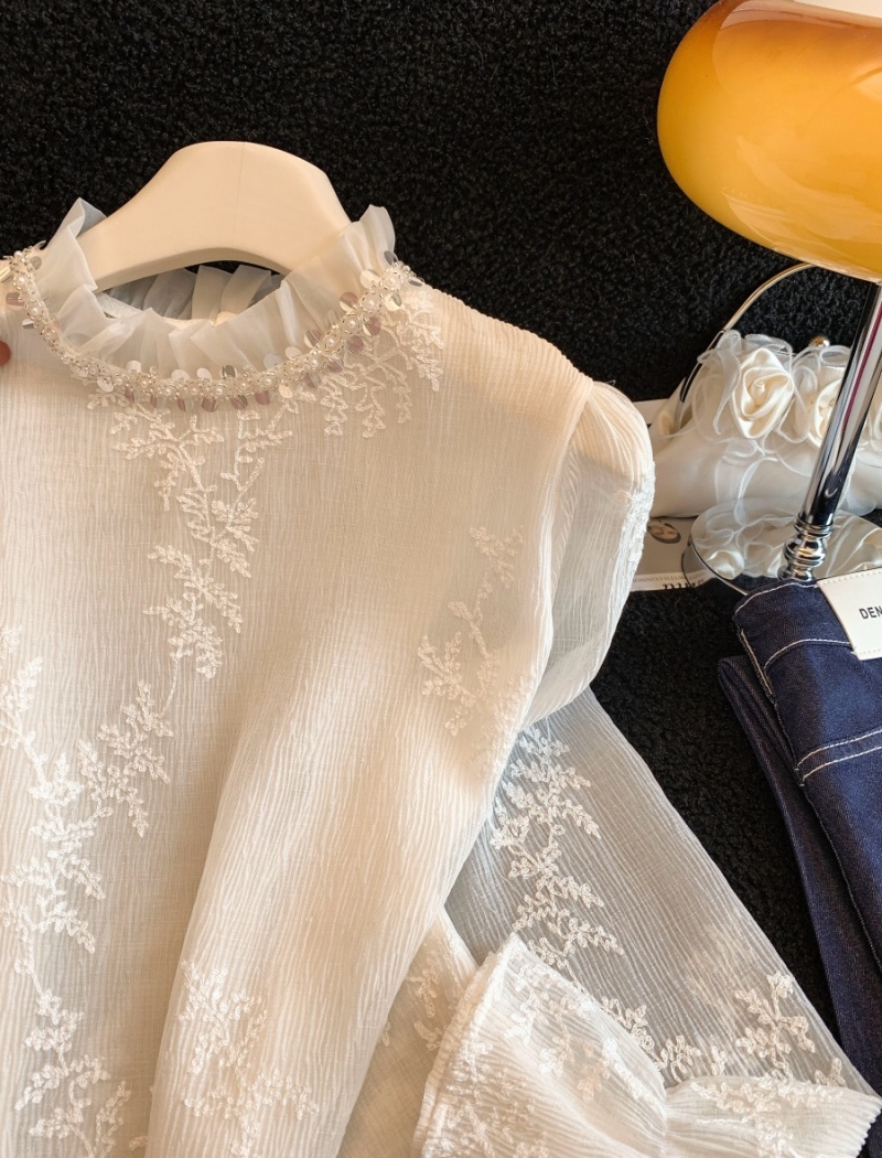 Refinement tops France style bottoming shirt