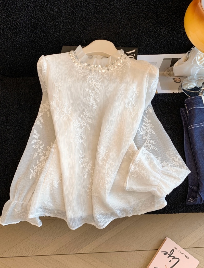 Refinement tops France style bottoming shirt