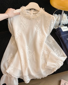 Niche tops refinement bottoming shirt for women