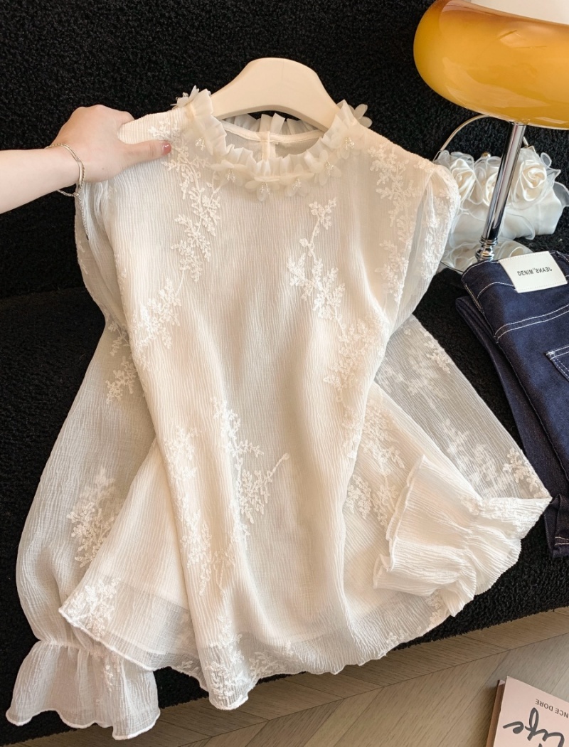 Niche tops refinement bottoming shirt for women