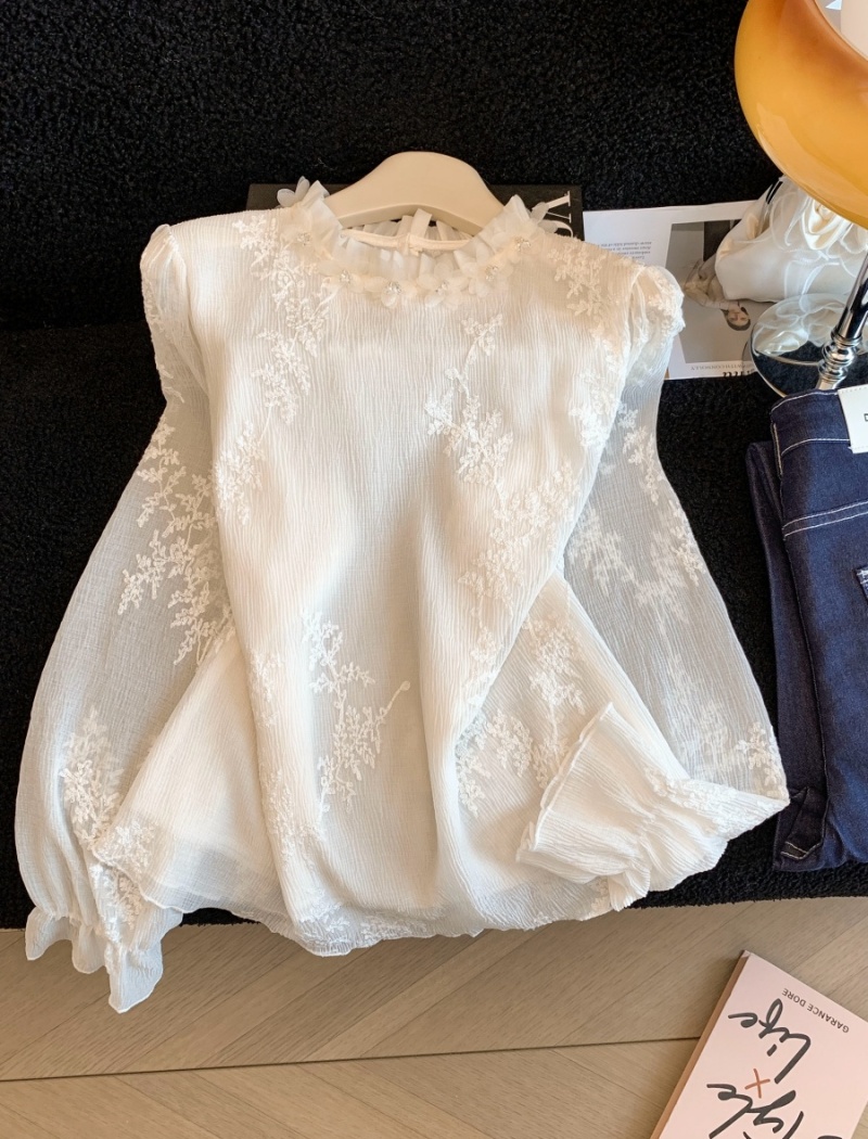 Niche tops refinement bottoming shirt for women