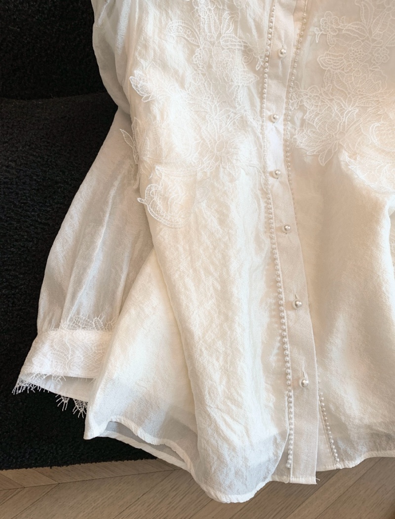 Beading bottoming shirt tops for women