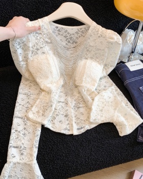 Light slim shirts France style spring tops for women