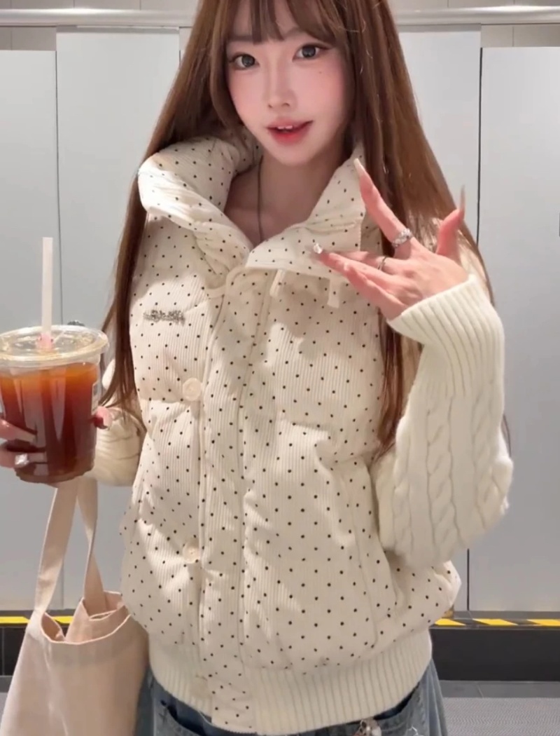 Winter bread clothing long sleeve cotton coat for women