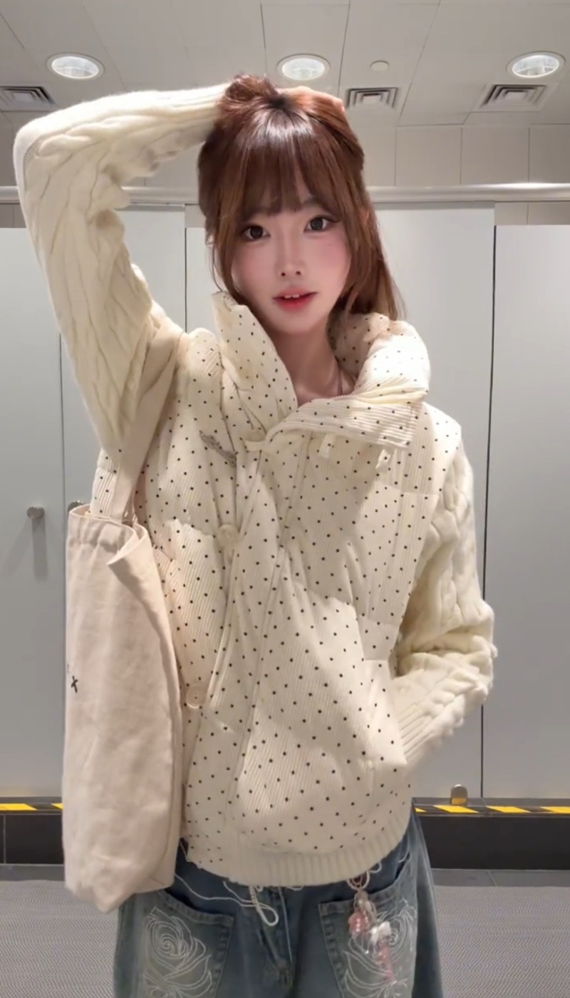 Winter bread clothing long sleeve cotton coat for women
