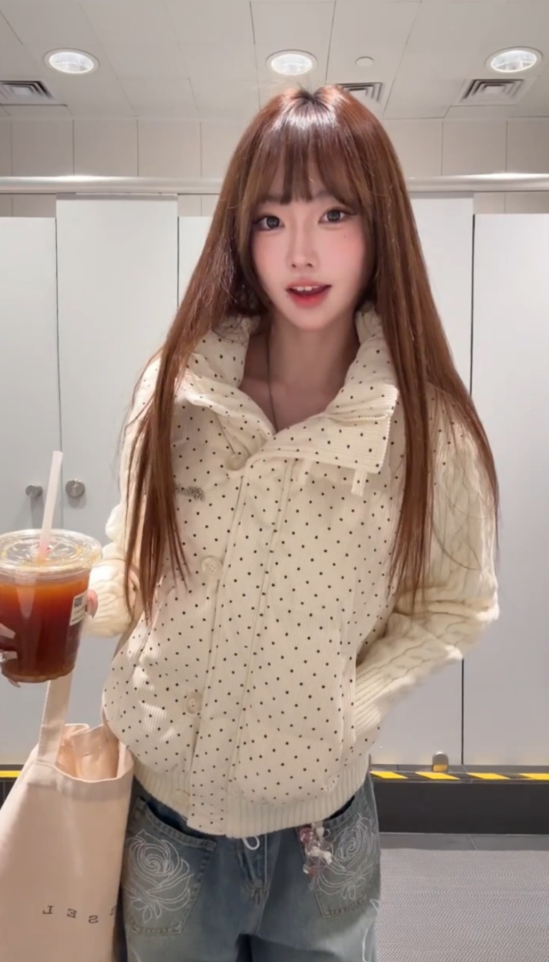 Winter bread clothing long sleeve cotton coat for women