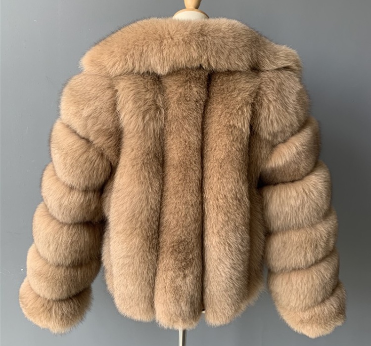 European style fur coat coat for women