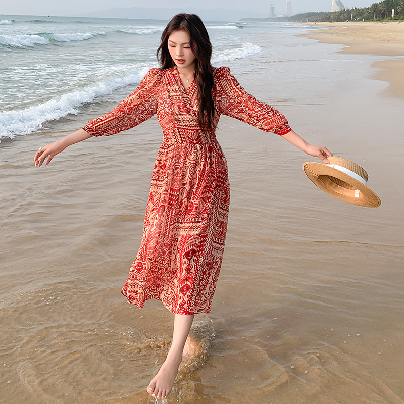 Temperament elegant dress for women