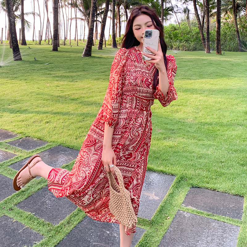 Temperament elegant dress for women