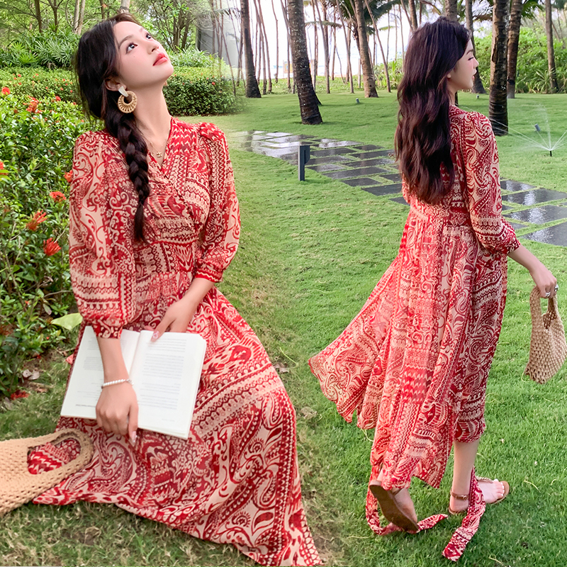 Temperament elegant dress for women