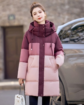 Elegant thermal coat all-match winter down coat for women