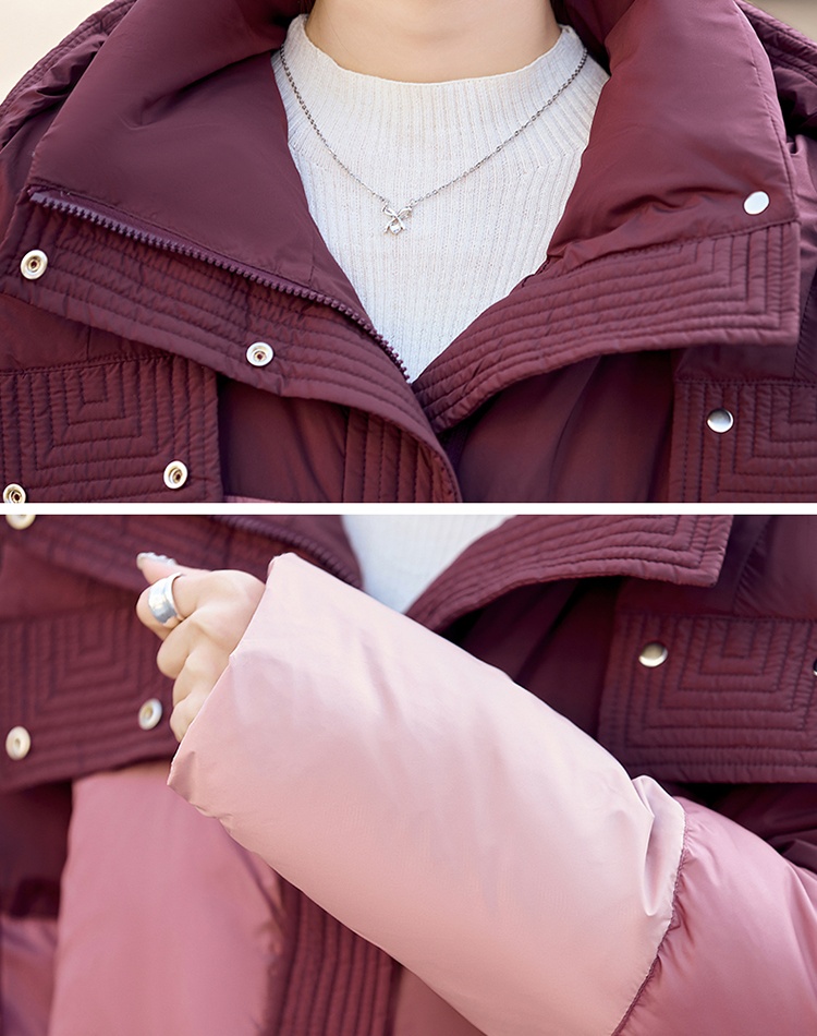 Elegant thermal coat all-match winter down coat for women