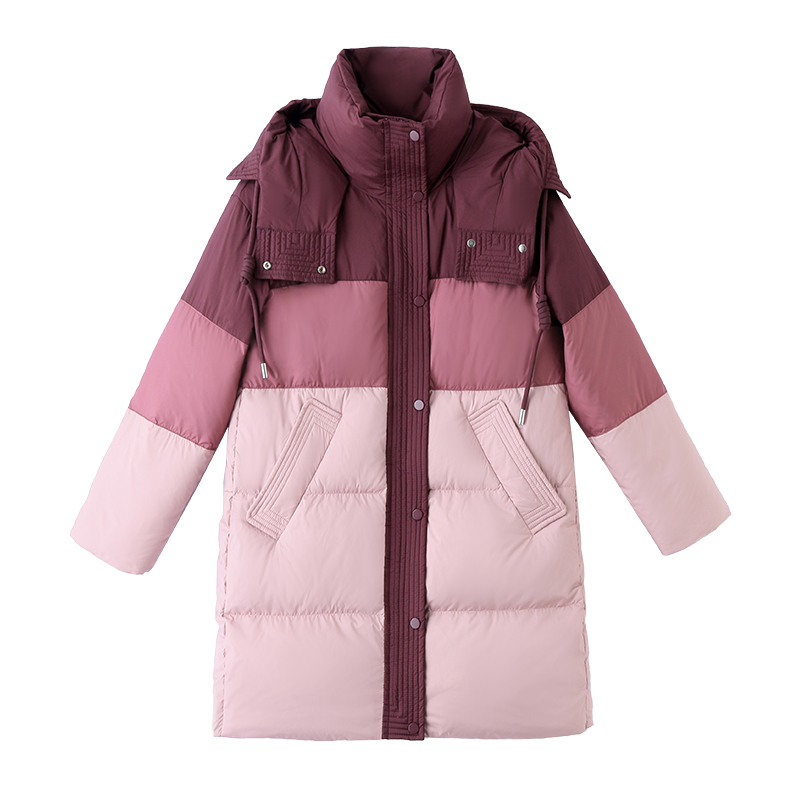 Elegant thermal coat all-match winter down coat for women
