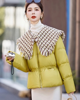 Short fashion chanelstyle down coat