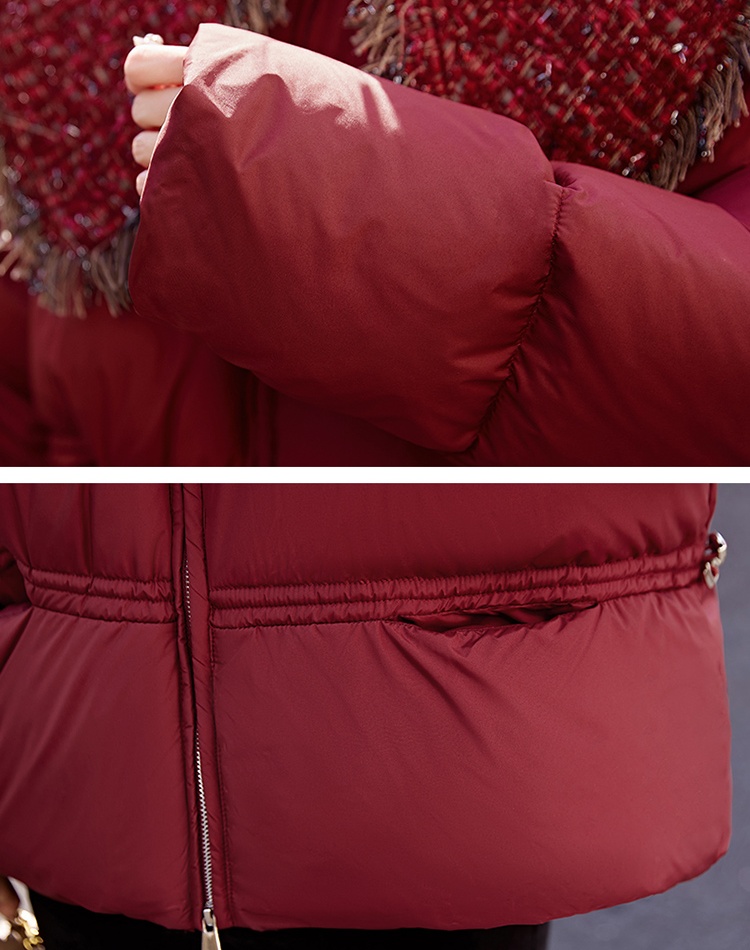 Short fashion chanelstyle down coat