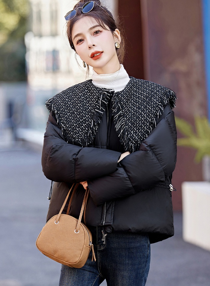 Short fashion chanelstyle down coat