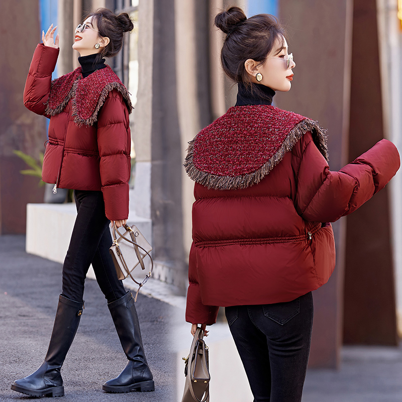 Short fashion chanelstyle down coat