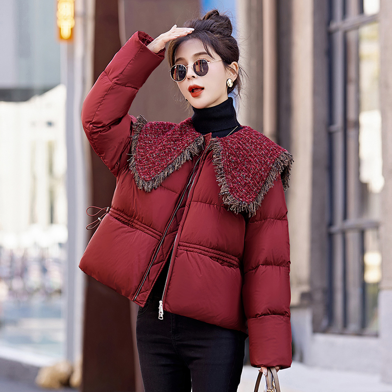 Short fashion chanelstyle down coat