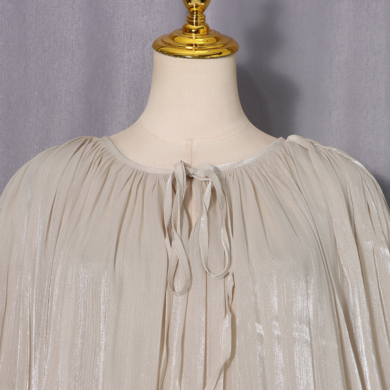 Long sleeve frenum collar shirt ladies tops for women