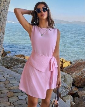 Vacation fashion European style dress