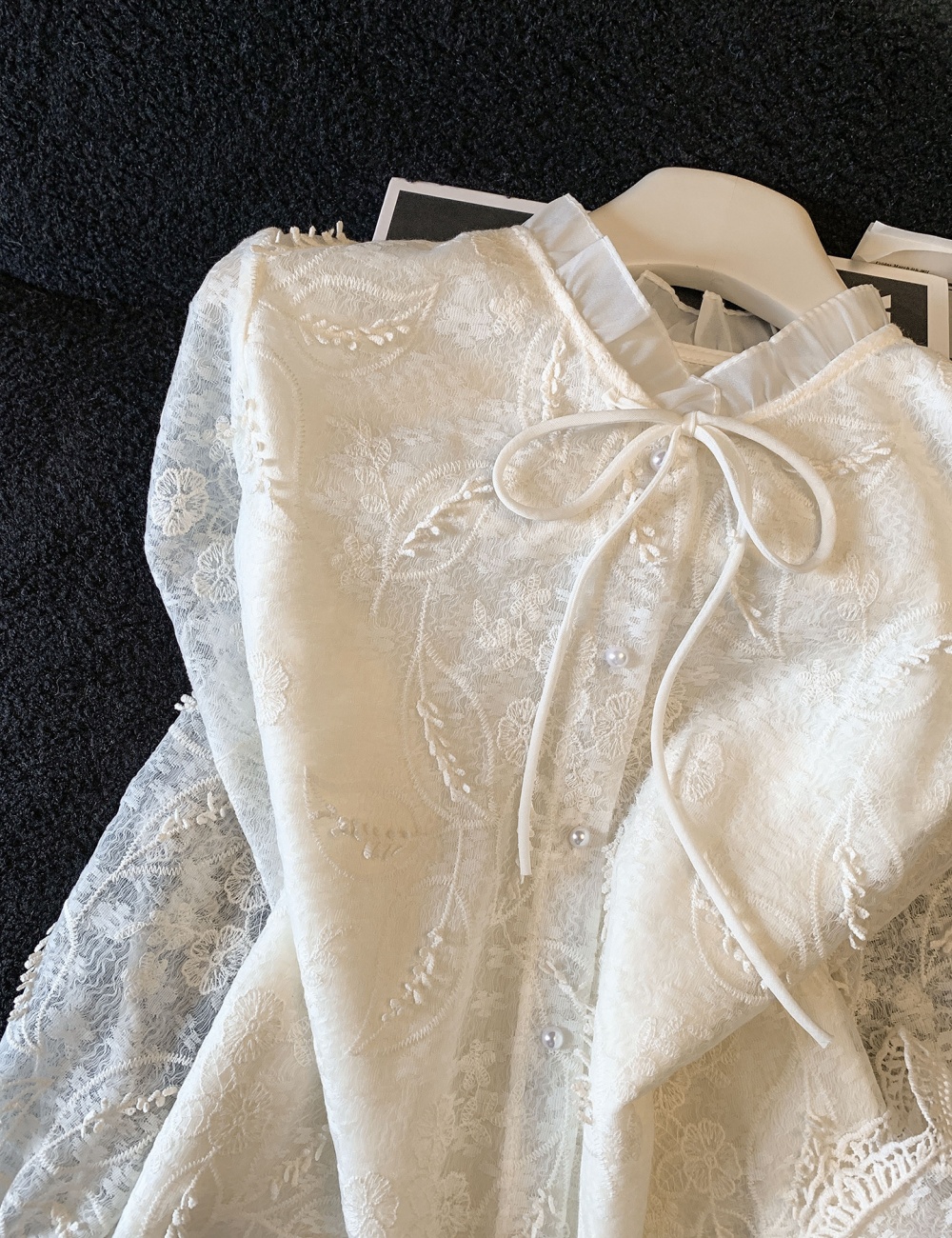 Bandage spring shirt long sleeve tops for women