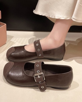 Spring and autumn lady flattie low shoes for women